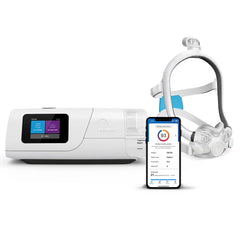 Resmed AirCurve 11 VAuto device with CPAP Mask and myAir app